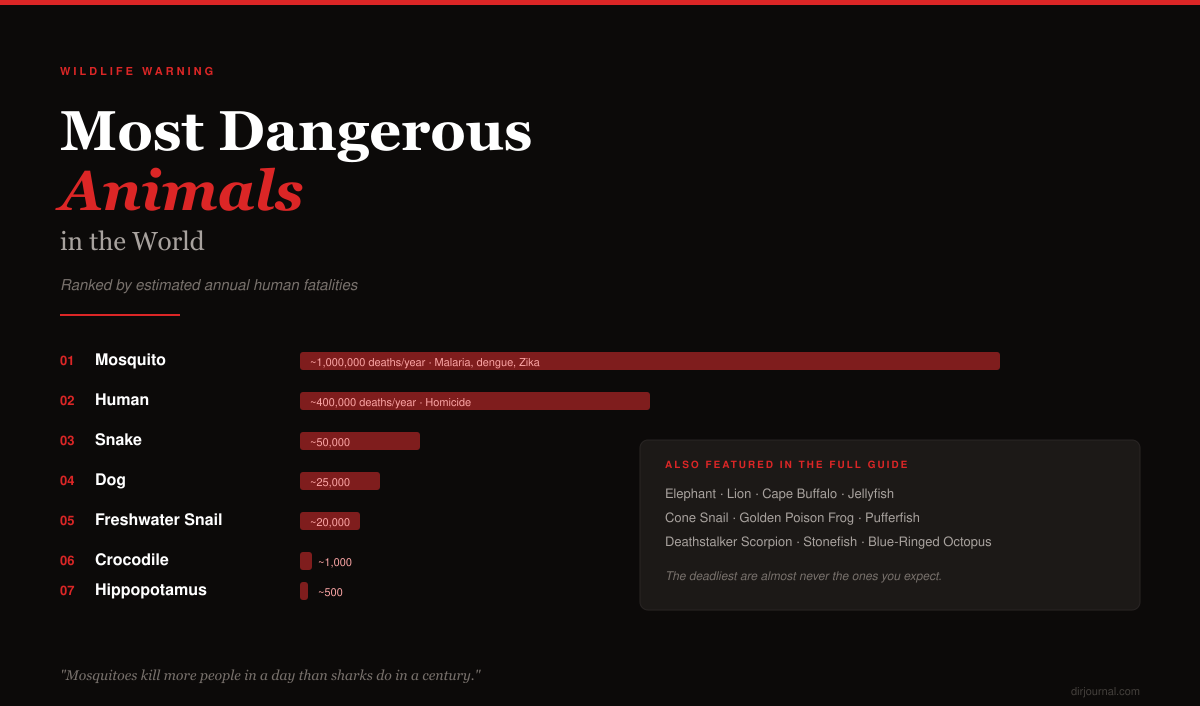 Most Dangerous Animals in the World (2026)