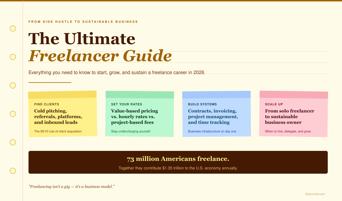 The Ultimate Freelancer Guide for 2026: From Side Hustle to Sustainable Business